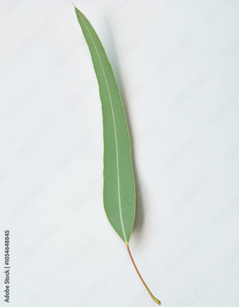 Single Eucalyptus Leaf Single Eucalyptus Leaf