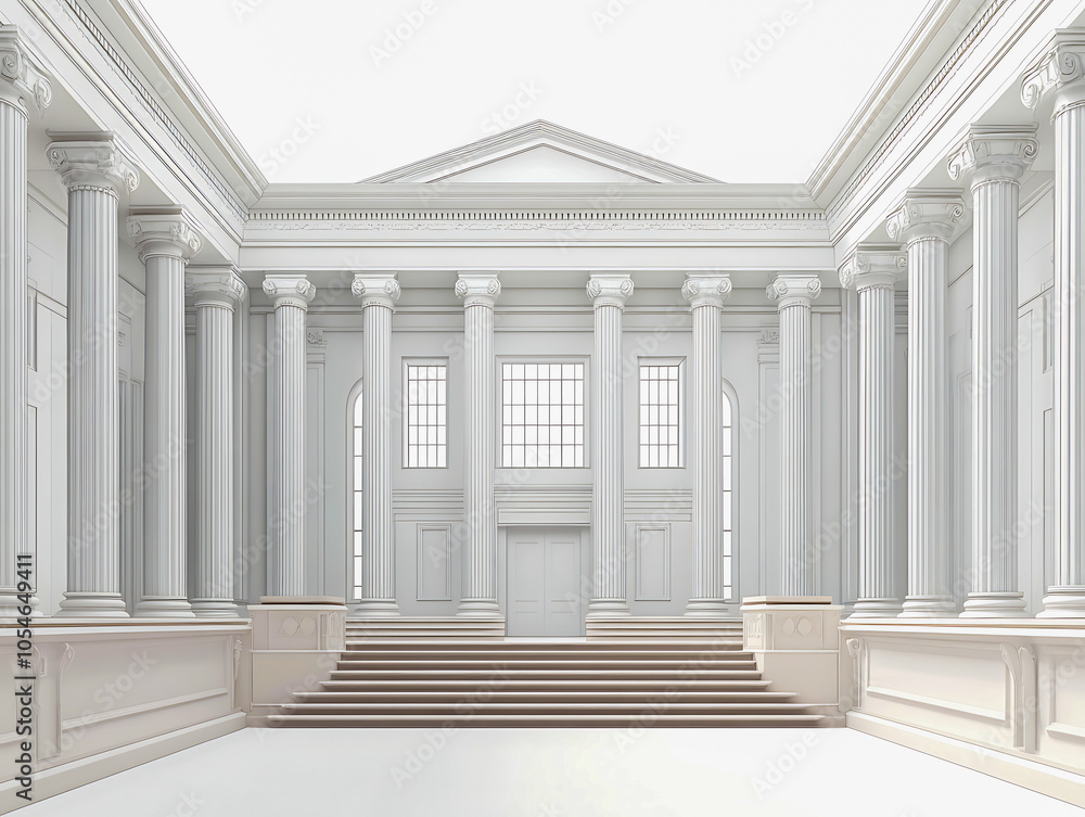 Obraz premium Court of Justice Architecture