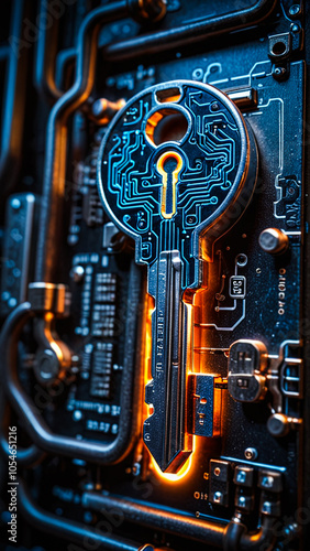 Smartphone background network security , protect data and systems from unauthorized access , cyber security, hacker , padlock