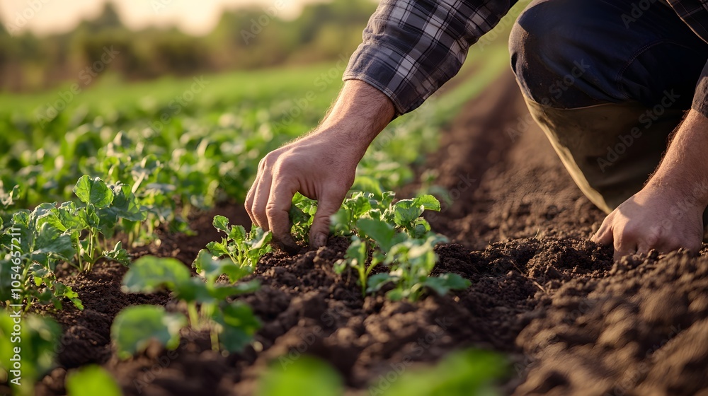 farmer working on Field. farmer working on Field.