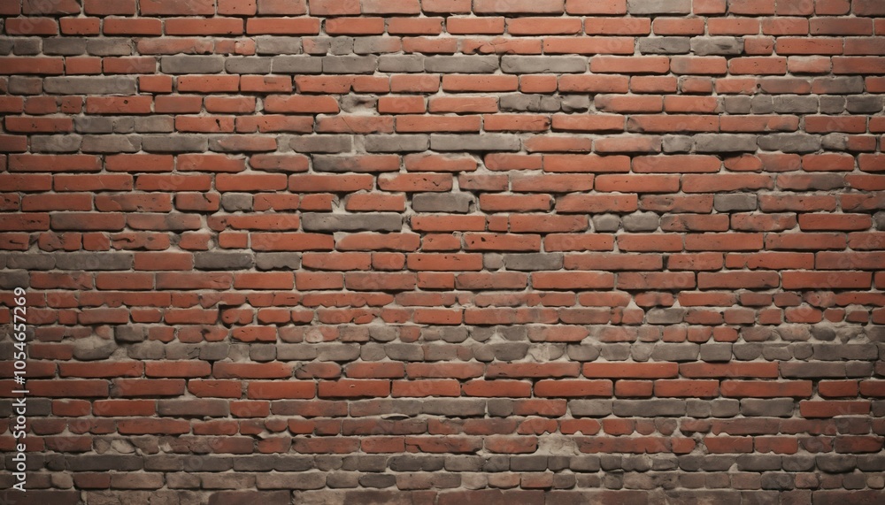 Old brick wall grunge overlay with faint mortar lines, worn red tones, and textured brick imperfections for a rustic urban look Old brick wall grunge overlay with faint mortar lines, worn red tones, and textured brick imperfections for a rustic urban look