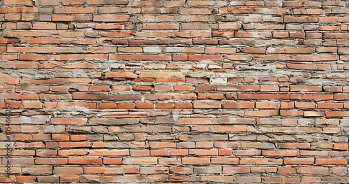 Old Brick Wall with Weathered Texture