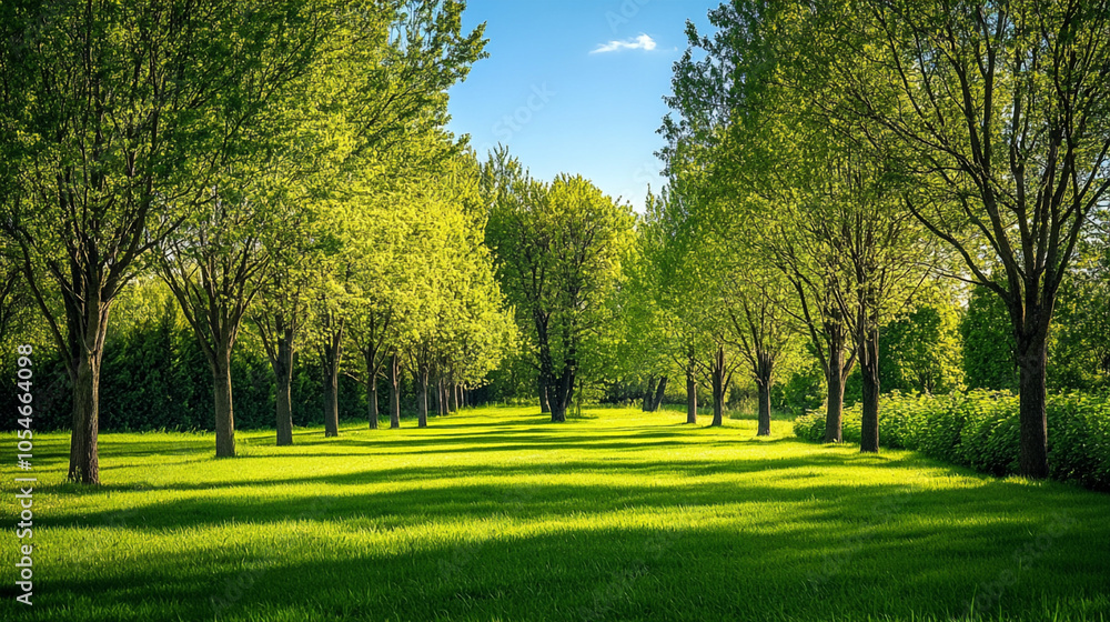 Obraz premium beautiful landscape view.ai generative