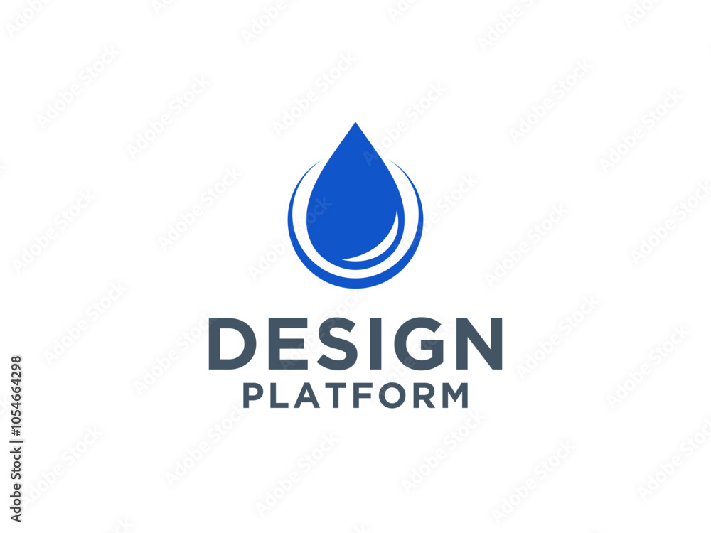 Simple Clean Logo. Blue Circle Shape Initial Letter C with Blue Waterdrop Combination isolated on White Background. Usable for Nature and Branding Logos. Simple Clean Logo. Blue Circle Shape Initial Letter C with Blue Waterdrop Combination isolated on White Background. Usable for Nature and Branding Logos.