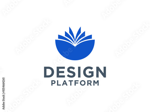 Open Book Logo Education Symbol Paper Icon