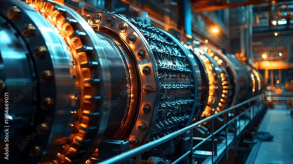 Recycling machinery in sustainable energy facility, industrial, high quality, macro lens, 16:9 Recycling machinery in sustainable energy facility, industrial, high quality, macro lens, 16:9