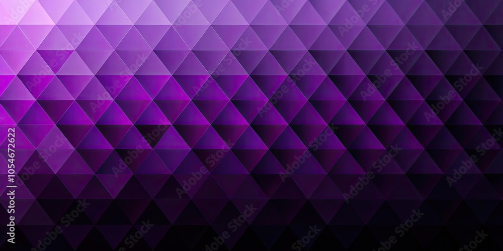 Obraz premium Abstract geometric background with purple and black gradient triangles, modern, wallpaper, triangle, design, gradient