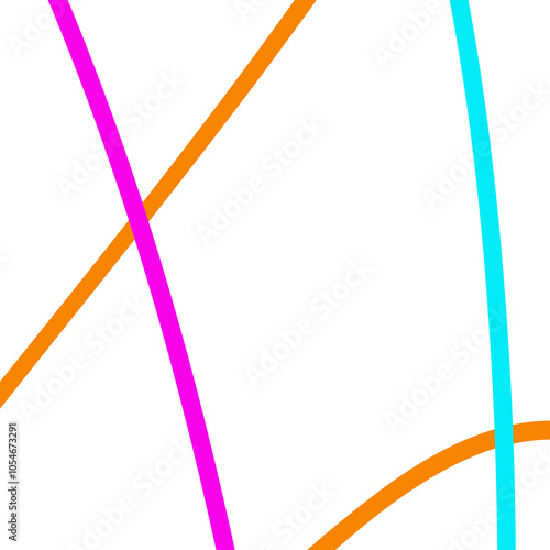 Colorful Abstract Lines Graphic Design