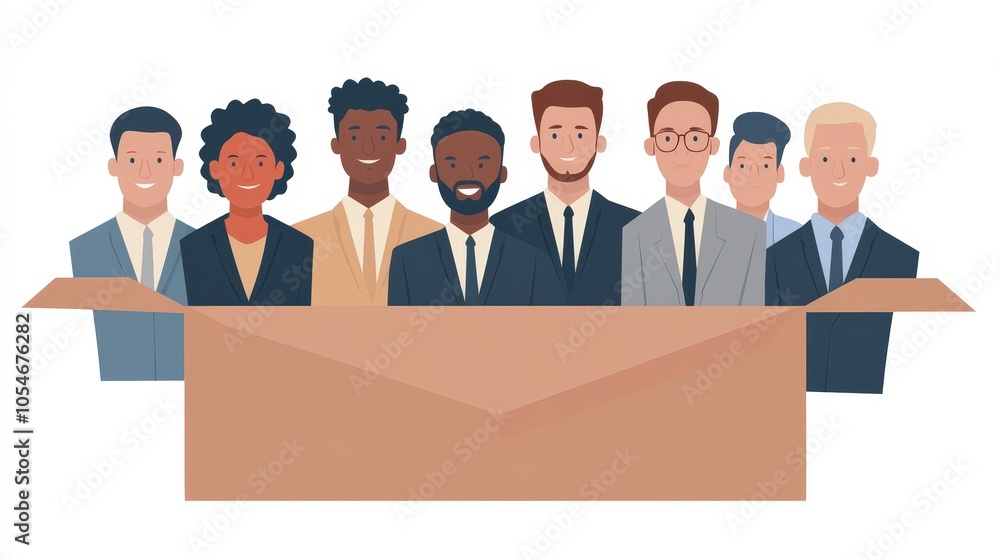 Diverse Group of People in a Business Context Diverse Group of People in a Business Context