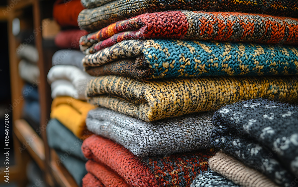Sustainable Giving: Neatly Folded Clothes for Recycling or Donation Sustainable Giving: Neatly Folded Clothes for Recycling or Donation