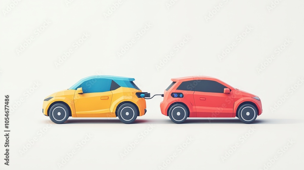 Obraz premium Electric Cars and Their Future in Transportation