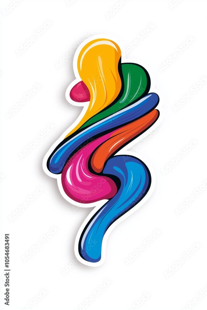 Colorful abstract illustration of a fluid figure in vibrant hues, showcasing creativity and artistic expression. Colorful abstract illustration of a fluid figure in vibrant hues, showcasing creativity and artistic expression.