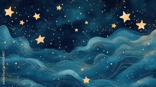Customized Tanabata greeting cards with hand-drawn star patterns and heartfelt messages.