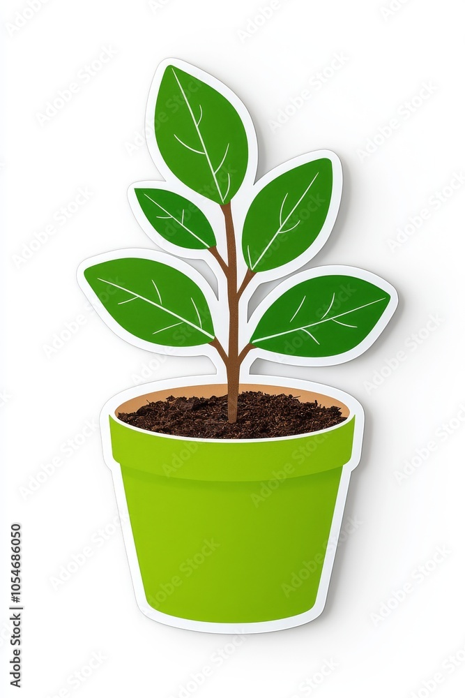 A vibrant green plant with lush leaves growing in a bright green pot, symbolizing nature and growth. A vibrant green plant with lush leaves growing in a bright green pot, symbolizing nature and growth.