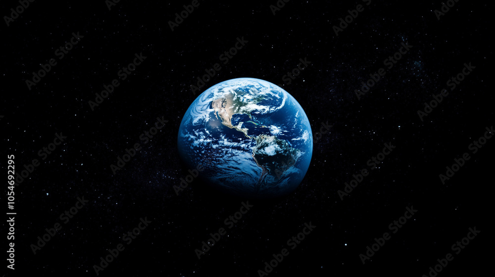 A stunning view of Earth from space showcasing its vibrant colors and vast oceans A stunning view of Earth from space showcasing its vibrant colors and vast oceans