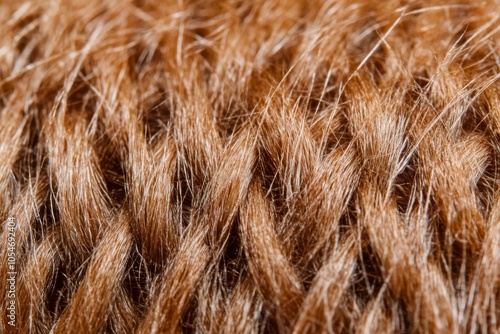 closeup of sensitive irritated scalp with redness and flaky patches.