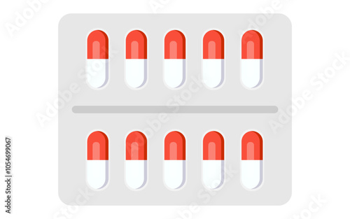 Medical capsule vector image, png capsules, vector capsules