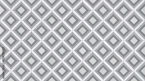 Seamless abstract geometric background of gray squares