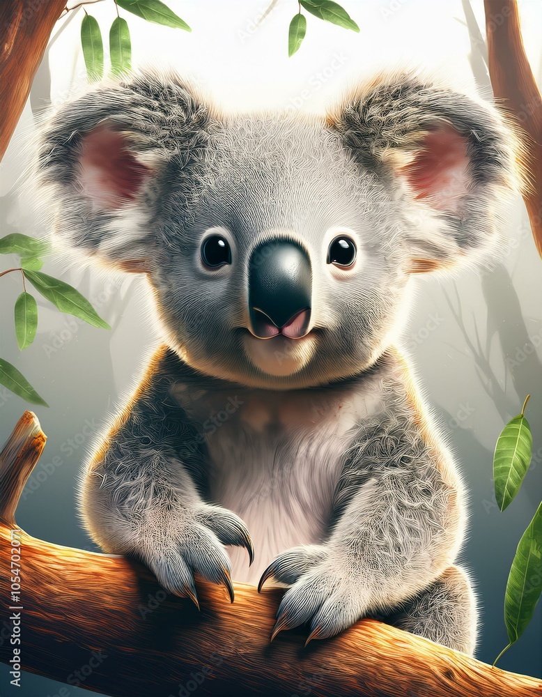 Fototapeta premium cute koala illustration