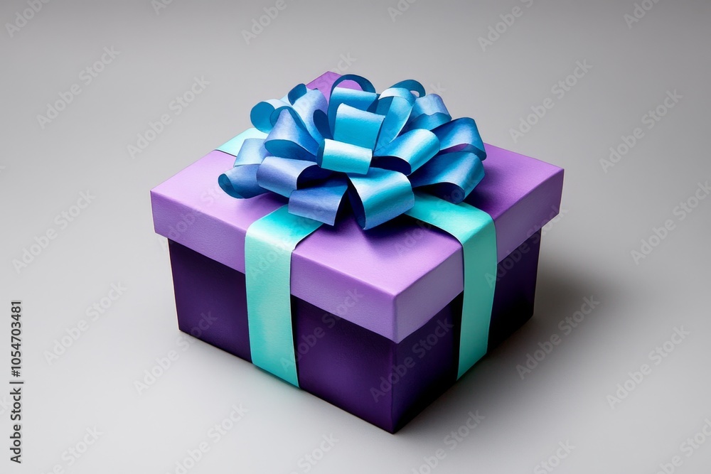 Watercolor painting of a gift box wrapped in soft-colored paper with a bow, capturing the charm and warmth of handmade wrapping, symbolizing thoughtfulness and beauty Watercolor painting of a gift box wrapped in soft-colored paper with a bow, capturing the charm and warmth of handmade wrapping, symbolizing thoughtfulness and beauty