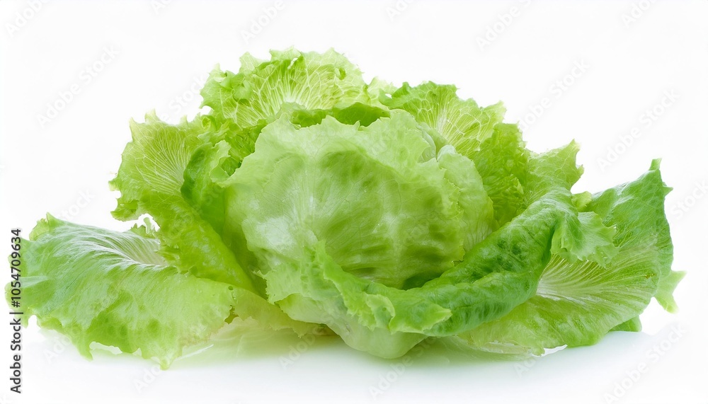 Lettuce on white background. Lettuce Isolated. Lettuce on white background. Lettuce Isolated.