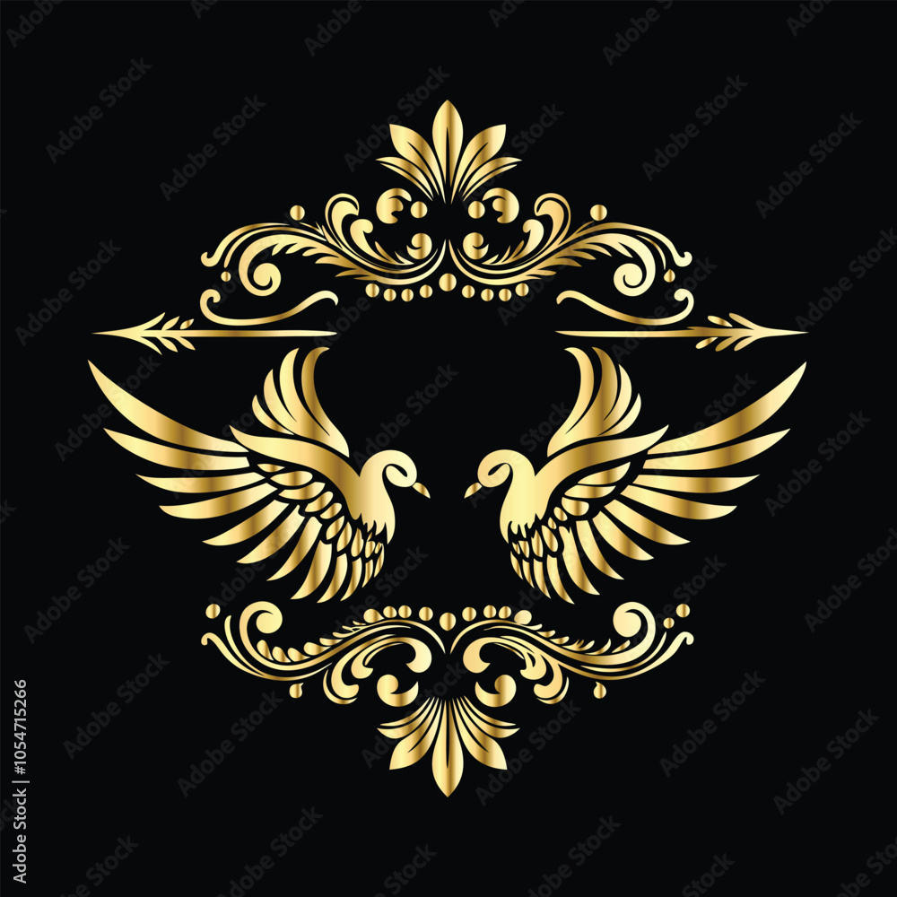 Royal Gold Wing Frames: Iconic Angel and Bird Wings in Decorative Silhouettes
Royal Gold Wing Frames: Iconic Angel and Bird Wings in Decorative Silhouettes