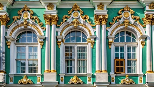 Architectural details of the Hermitage window in St. Petersburg, Hermitage, window, architecture, details, building photo