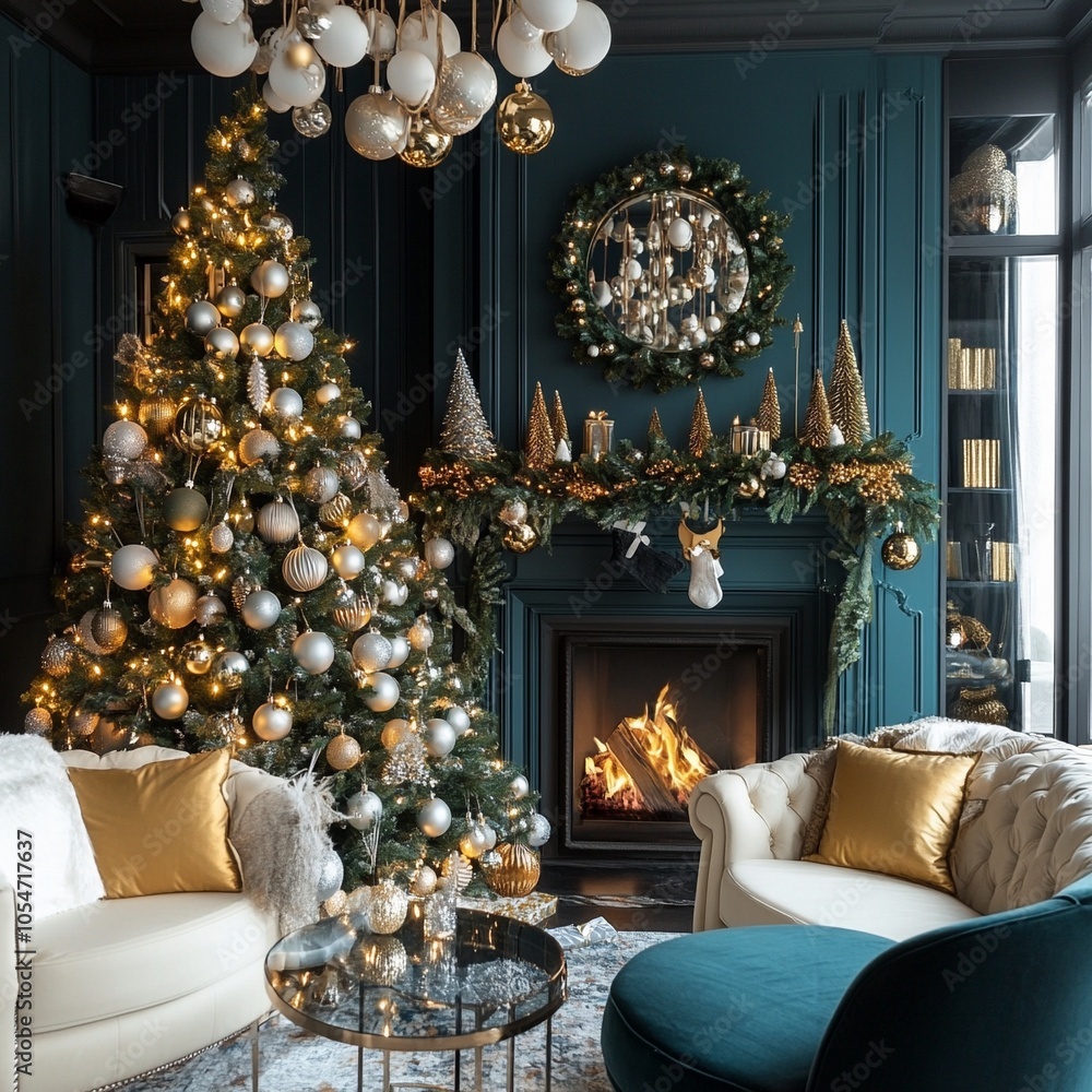 Stylish interior of living room Stylish interior of living room