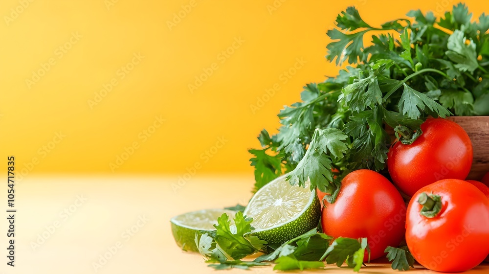 Coriander seeds with digestive enzymes on a light pastel yellow background This image showcases the natural Coriander seeds with digestive enzymes on a light pastel yellow background This image showcases the natural