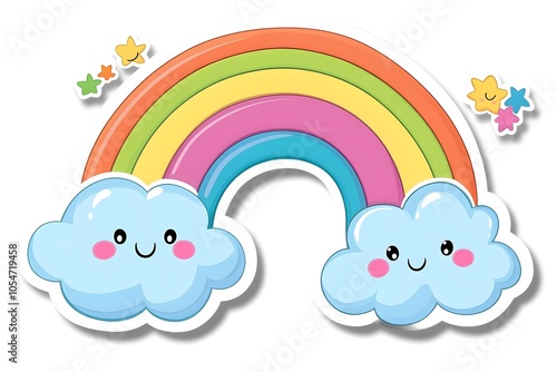 Happy Pride LGBTQ element set. LGBTQ community symbols with star, speech bubbles, flower, heart. Elements illustrated for pride month, bisexual, transgender, gender equality, sticker, rights concept.