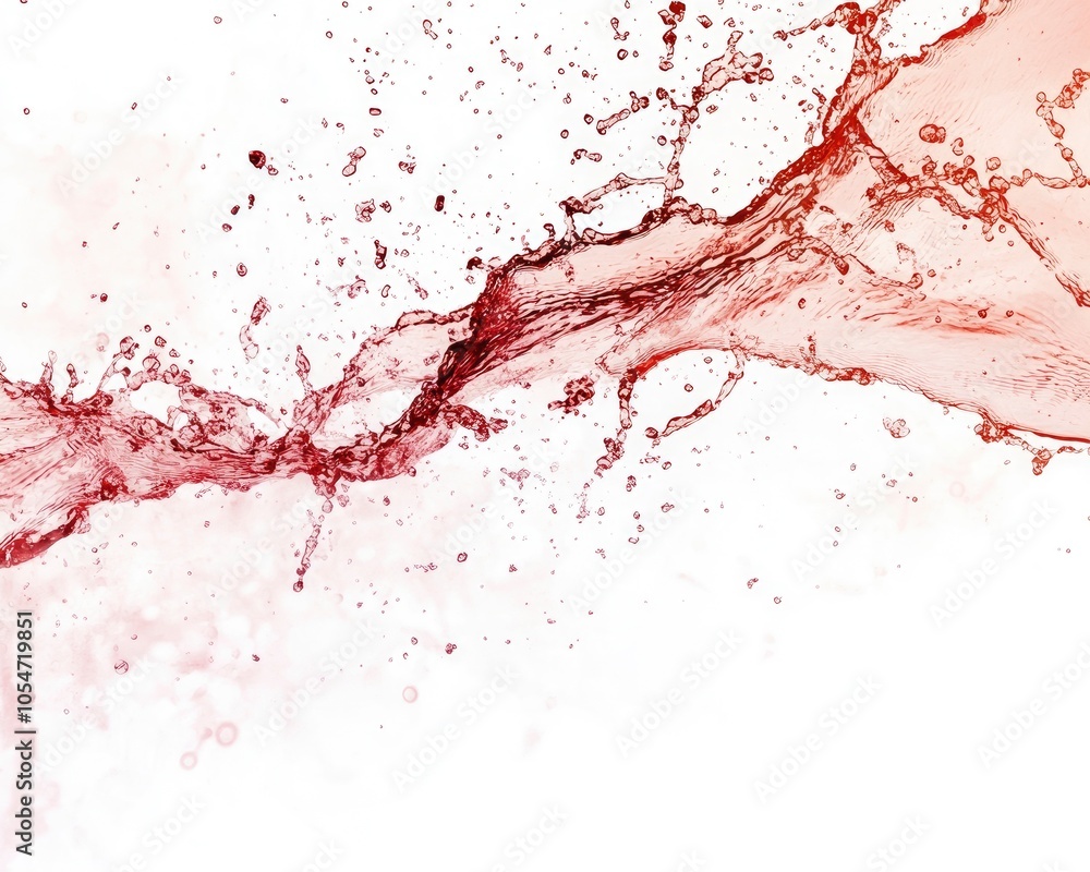Abstract splash of red liquid, isolated on white background. Abstract splash of red liquid, isolated on white background.