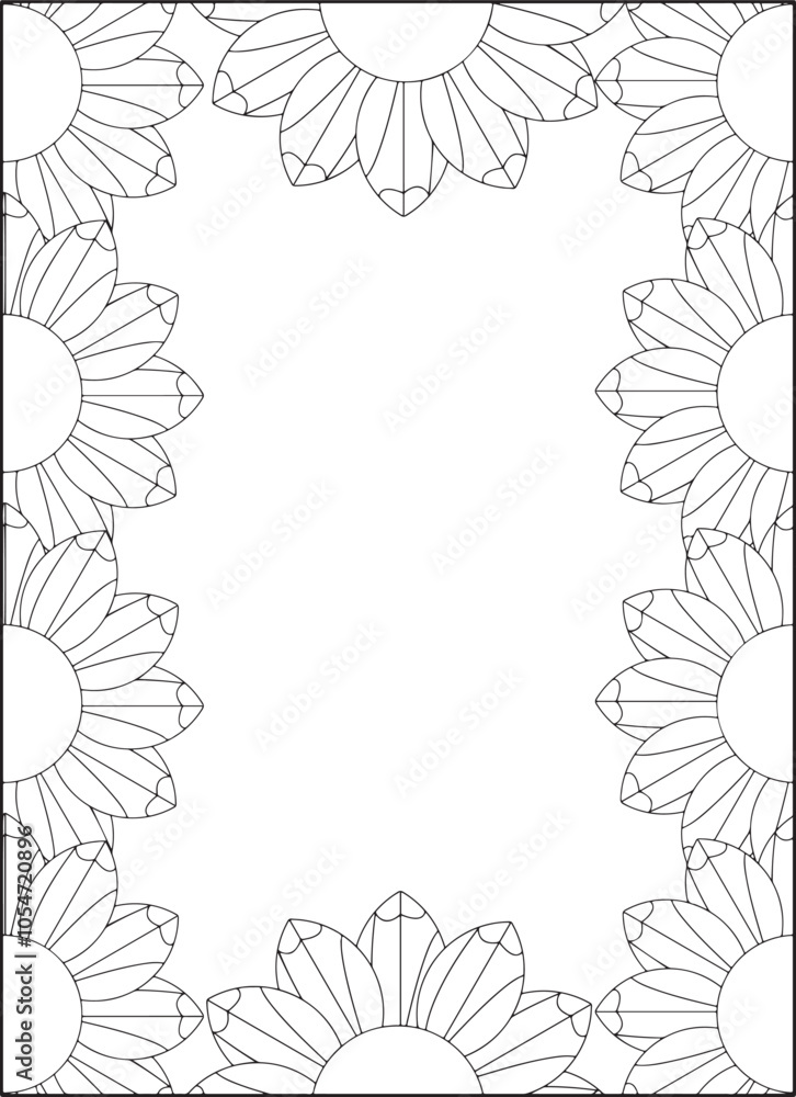 custom made wallpaper toronto digitalAll these designs are hand-drawn and unique
Flower Border is a Beautiful black and white illustration for aadult coloring book,
This is a printable Beautiful Zentangle Coloring page for KDP Interior,