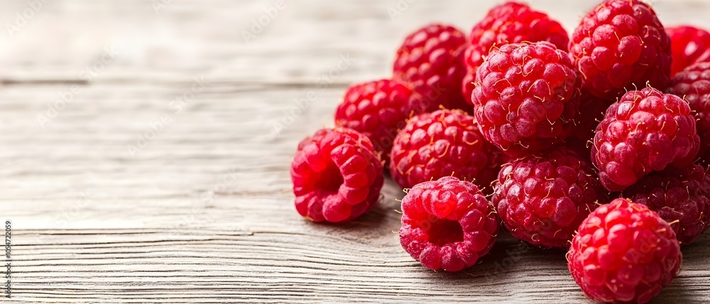 Closeup of Juicy Ripe Raspberries Bursting with Antioxidants and Ketones for a Nutritious Delicious Superfood Boost Detailed Texture and Natural Organic Appearance Closeup of Juicy Ripe Raspberries Bursting with Antioxidants and Ketones for a Nutritious Delicious Superfood Boost Detailed Texture and Natural Organic Appearance