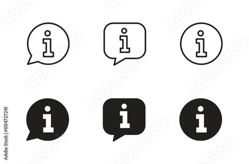 info icon vector, info sign and symbol vector Design