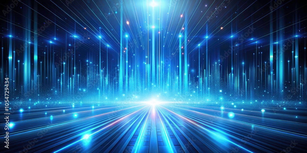 Abstract Digital Background with Glowing Blue Light Beams, Futuristic Panoramic Photography, Bright Ascending Lights, Modern Digital Art, Vibrant Textures, Technology Inspired Visuals Abstract Digital Background with Glowing Blue Light Beams, Futuristic Panoramic Photography, Bright Ascending Lights, Modern Digital Art, Vibrant Textures, Technology Inspired Visuals