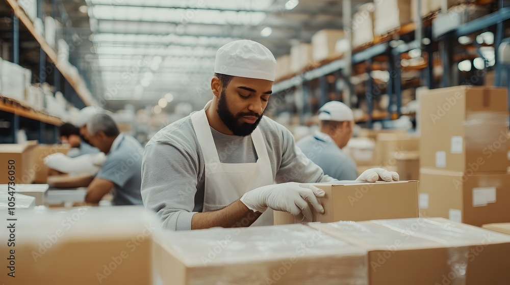 diverse factory warehouse working people in storage warehouse. diverse factory warehouse working people in storage warehouse.