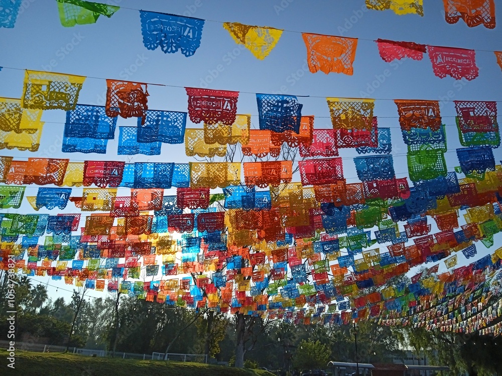 Naklejka premium Altar de muertos Ferrocarrilero 16