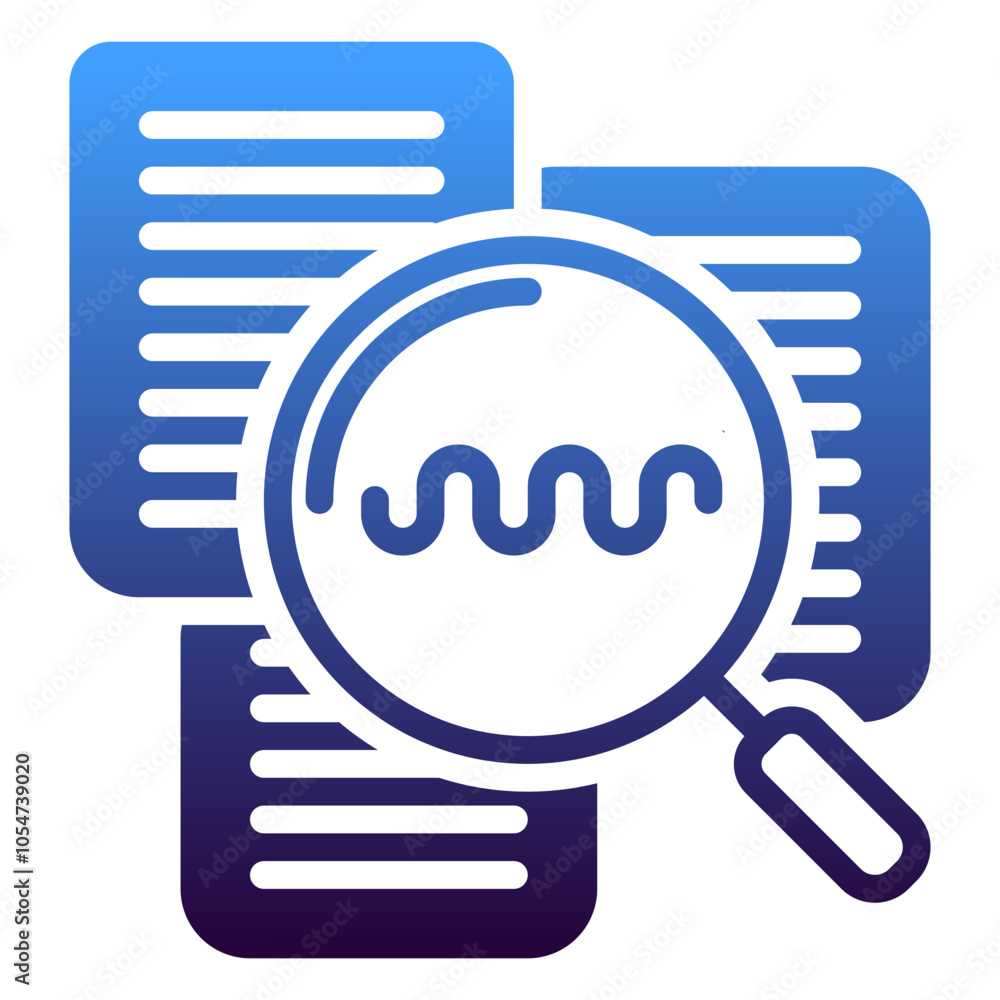 Key word icon, gradient icon style Key word icon, gradient icon style