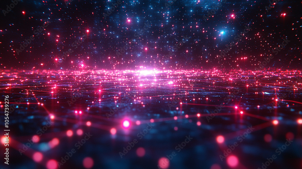 digital image on a dark background, symbolizing interconnectedness and eco-consciousness, featuring vibrant colors and intricate patterns that evoke thoughts on nature and technology digital image on a dark background, symbolizing interconnectedness and eco-consciousness, featuring vibrant colors and intricate patterns that evoke thoughts on nature and technology