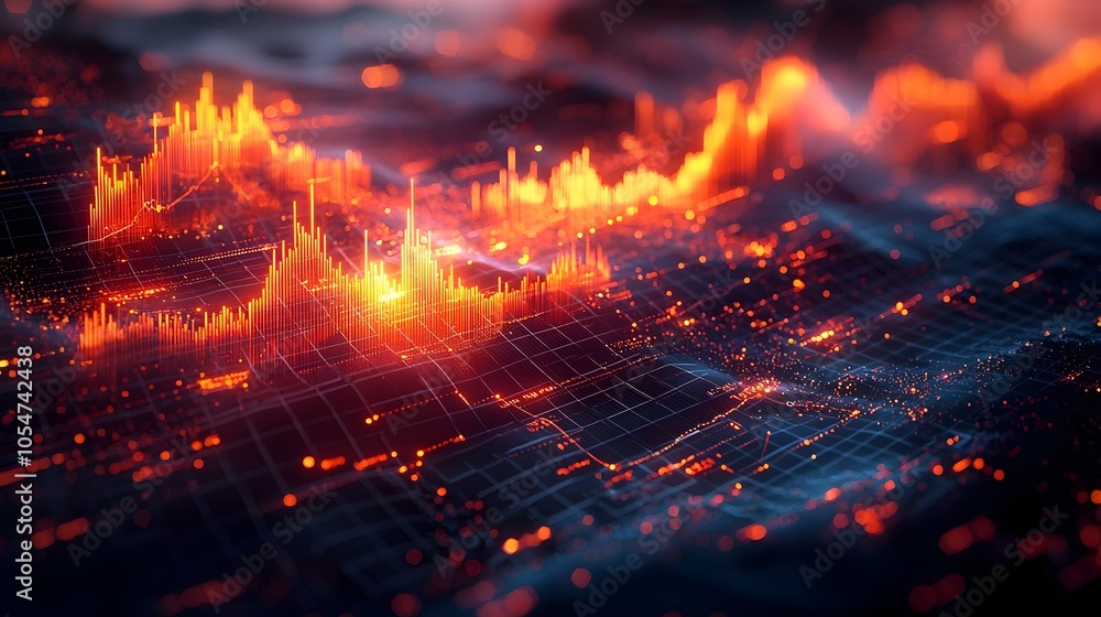 Striking and Detailed Multiline and Bar Graph Visualization Displaying Complex Data Trends and Analytics for Business and Financial Analysis Striking and Detailed Multiline and Bar Graph Visualization Displaying Complex Data Trends and Analytics for Business and Financial Analysis