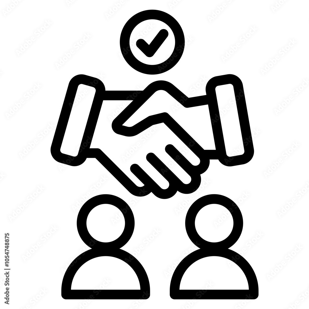 Business collaboration icon Business collaboration icon