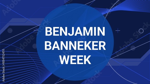 Benjamin Banneker Week web banner design illustration  photo