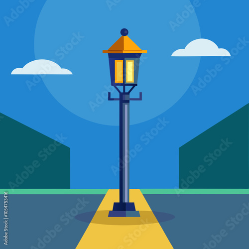 vintage street lamp