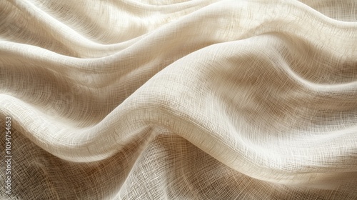 Textured Minimalist Fabric Close-Up Image