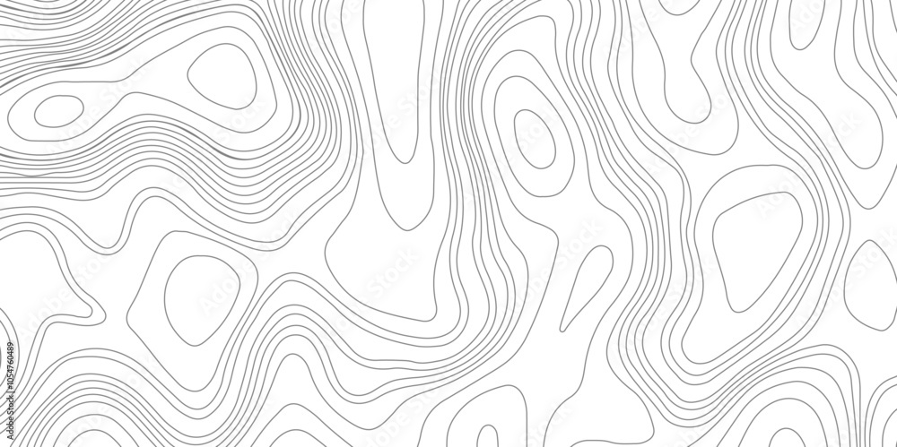 Abstract Topographic Contour Line Pattern in Black and White, Modern design with White background with topographic wavy pattern Abstract Topographic Contour Line Pattern in Black and White, Modern design with White background with topographic wavy pattern