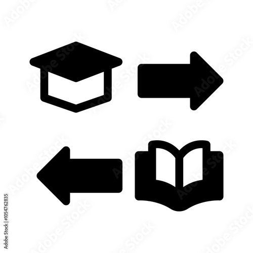 exchange book and course glyph style
