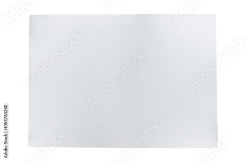 Wallpaper Mural Blank paper sheet in A4 format isolated on transparent background, PNG File Torontodigital.ca