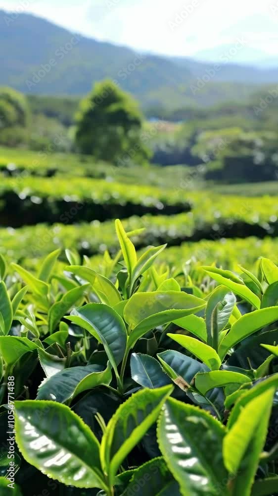 A Refreshing Tea Plantation A Refreshing Tea Plantation