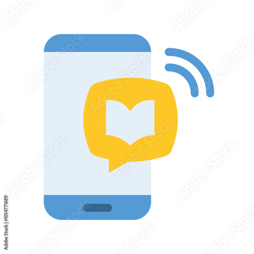 sharing ebook online flat style