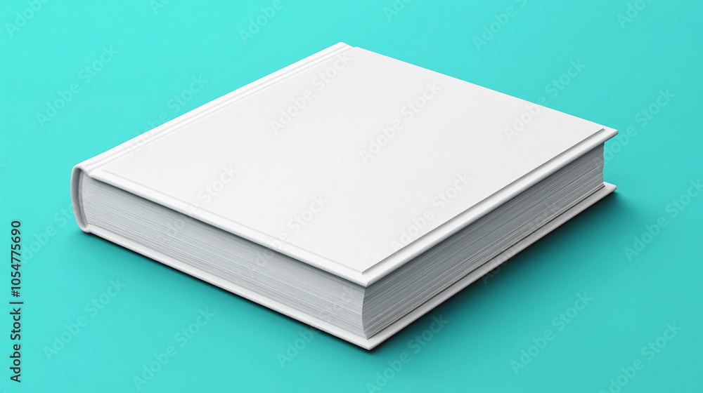 Minimalist white hardback book mockup on a plain surface, symbolizing knowledge, simplicity, and potential for creativity. Clean design highlights elegance and invites focus on its blank cover Minimalist white hardback book mockup on a plain surface, symbolizing knowledge, simplicity, and potential for creativity. Clean design highlights elegance and invites focus on its blank cover